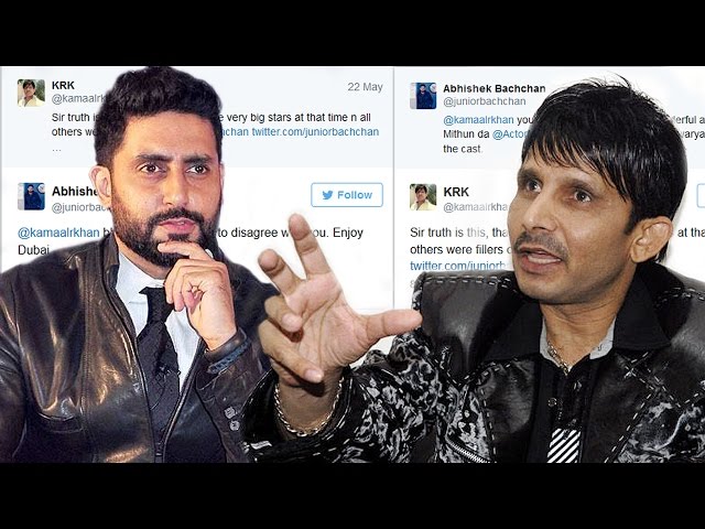 Abhishek Bachchan responds to KRK who asked him to make an ‘incredible film