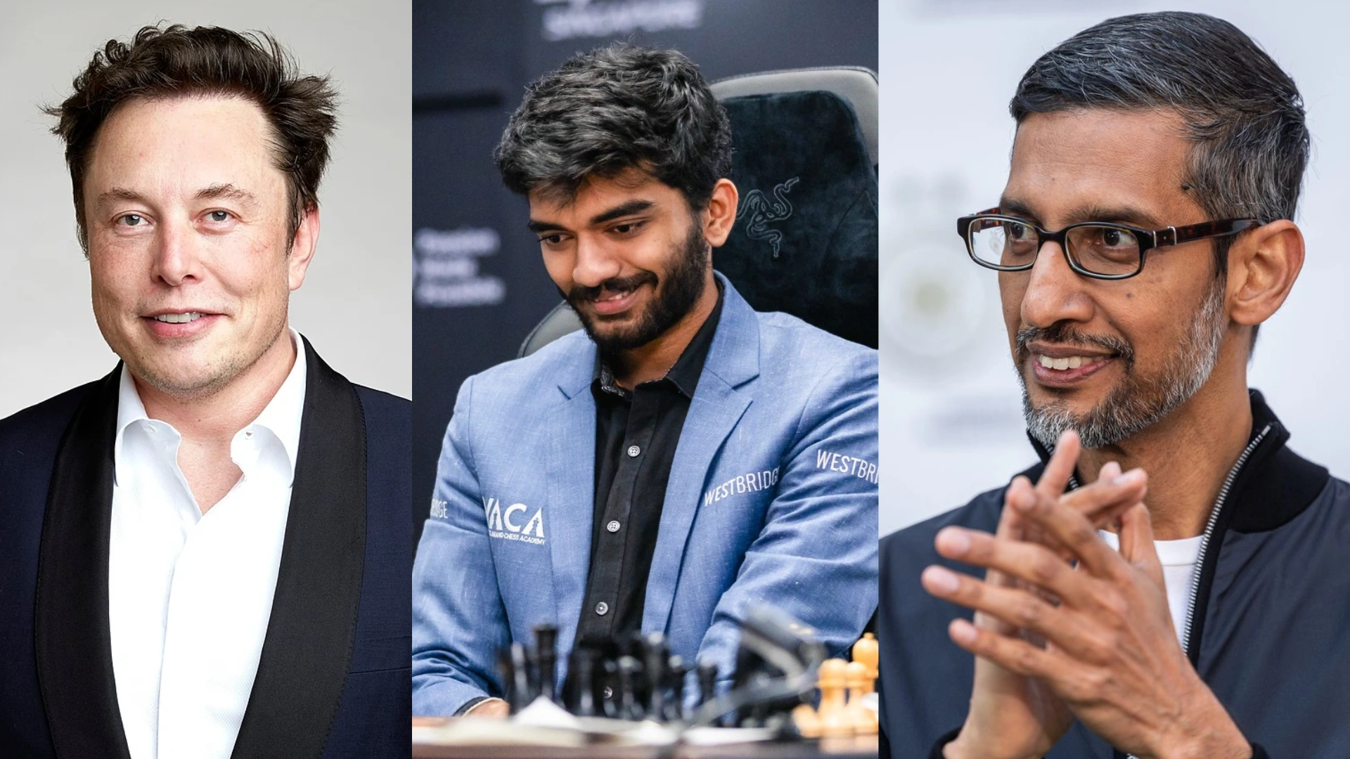 Elon Musk and Sundar Pichai’s Messages for World Chess Champion Gukesh D Go Viral